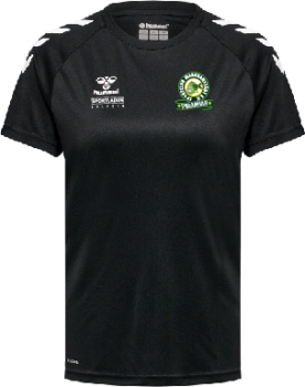 Preview: Damen Hummel Core XK Poly T-Shirt SCM - Schwarz